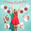 EpiqueOne 41-Piece Rose Gold Sweet 16 Birthday Decoration for Girls -Includes Happy Birthday Banner, Cake Topper, Tissue Pom Poms - 2 of 4
