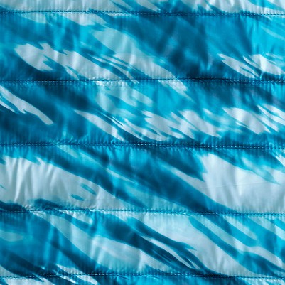 turquoise blue print