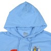 Seven Times Six Mobile Suit Gundam Anime Hoodie Men's RX-78-2 Robot Hooded Pullover Blue - 4 of 4