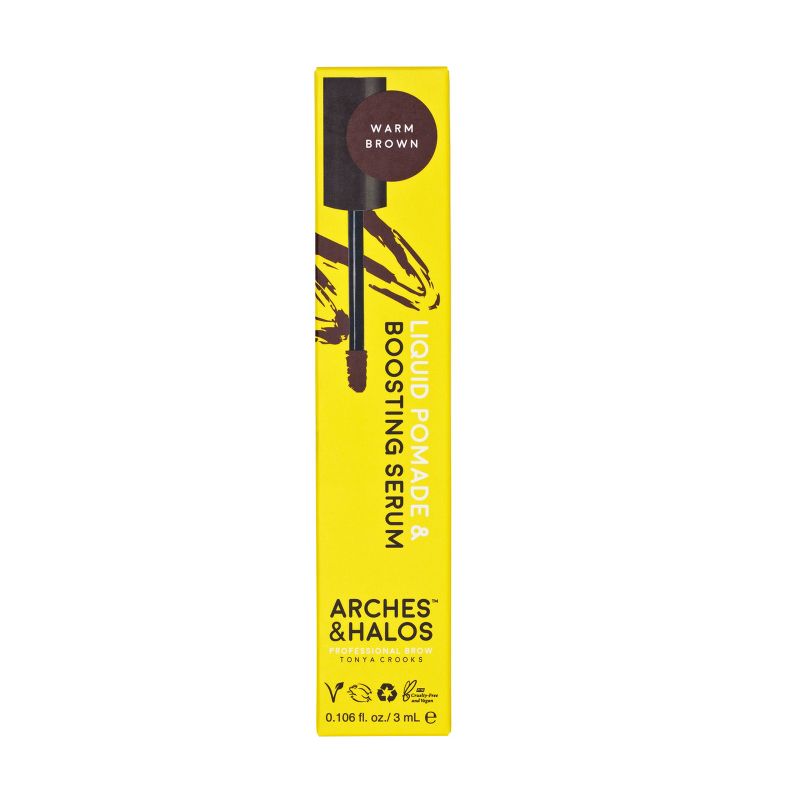 Arches &#38; Halos Eyebrow Enhancer Liquid Pomade and Boosting Serum - 0.106 fl oz, 2 of 5