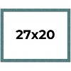 PosterPalooza | Simple Blue Picture Frame - UV Acrylic, Backing Board, Hanging Hardware Included - 2 of 4