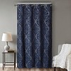KWPZQEB Blackout Curtain Blinds - Knitted Jacquard Curtains Window Treatment Blackout Drapes/Draperies for Living Room, Bedroom (1 Panel) - 3 of 4