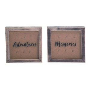 Transpac Memories Shadow Box Frame Set of 2 Spring Home Decorations - 1 of 1