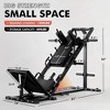 ER KANG Leg Press Hack Squat Machine with Weights, Leg Exercise Machine for Quads, Hamstring, Glutes, Calves, Home Gym Leg Day Equipment - 3 of 4