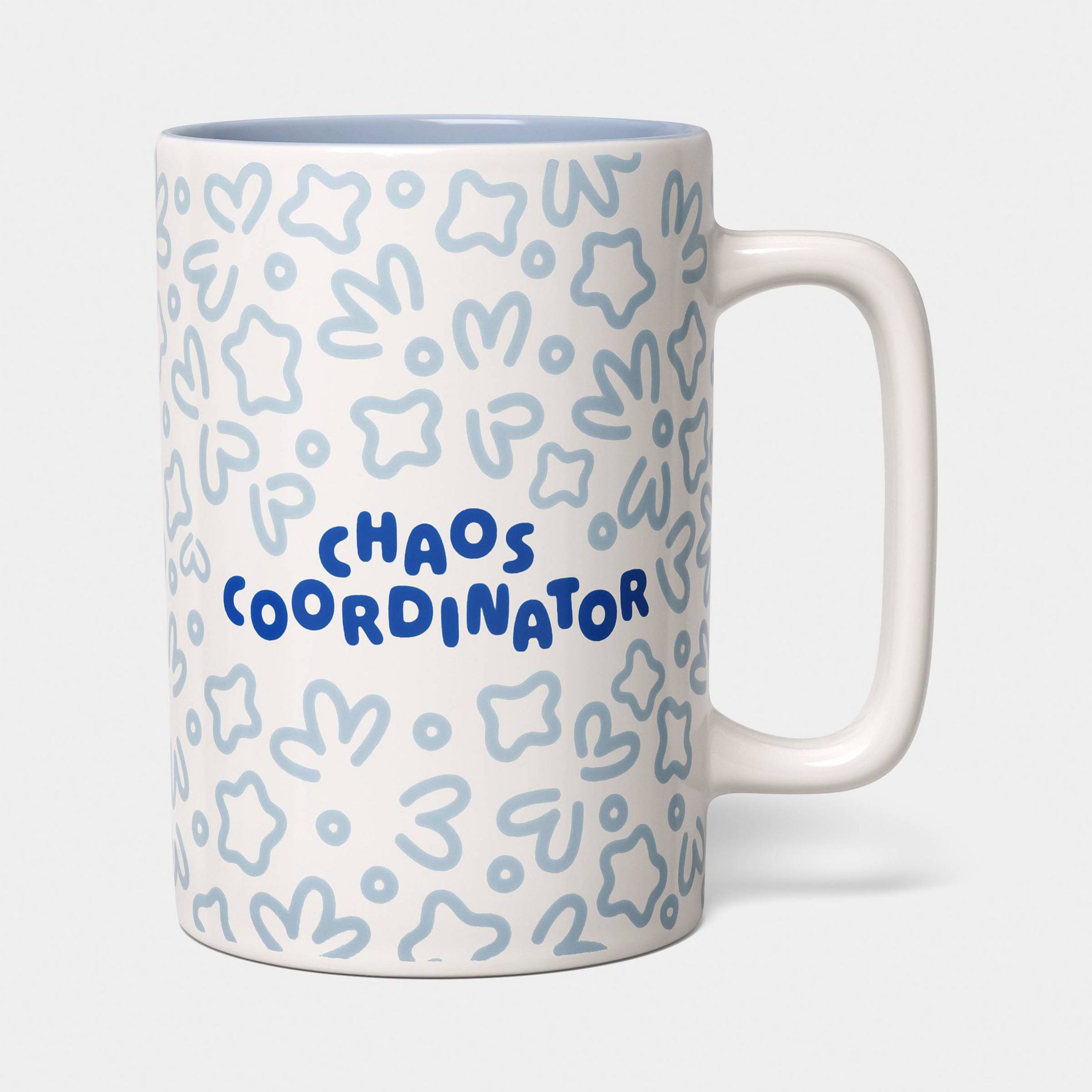 14oz Chaos Coordinator Tall Can Mug White - Room Essentials™