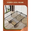 GALAXHERO Metal Bed Frame Strong Platform Design with Storage Space Under the Bed, Ideal for Bedroom - 3 of 4