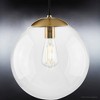Urban Ambiance Luxury Minimalist Pendant 12.5''H x 12''W,  Brushed Bronze Finish,  Canton Collection, UHP4017 - 4 of 4
