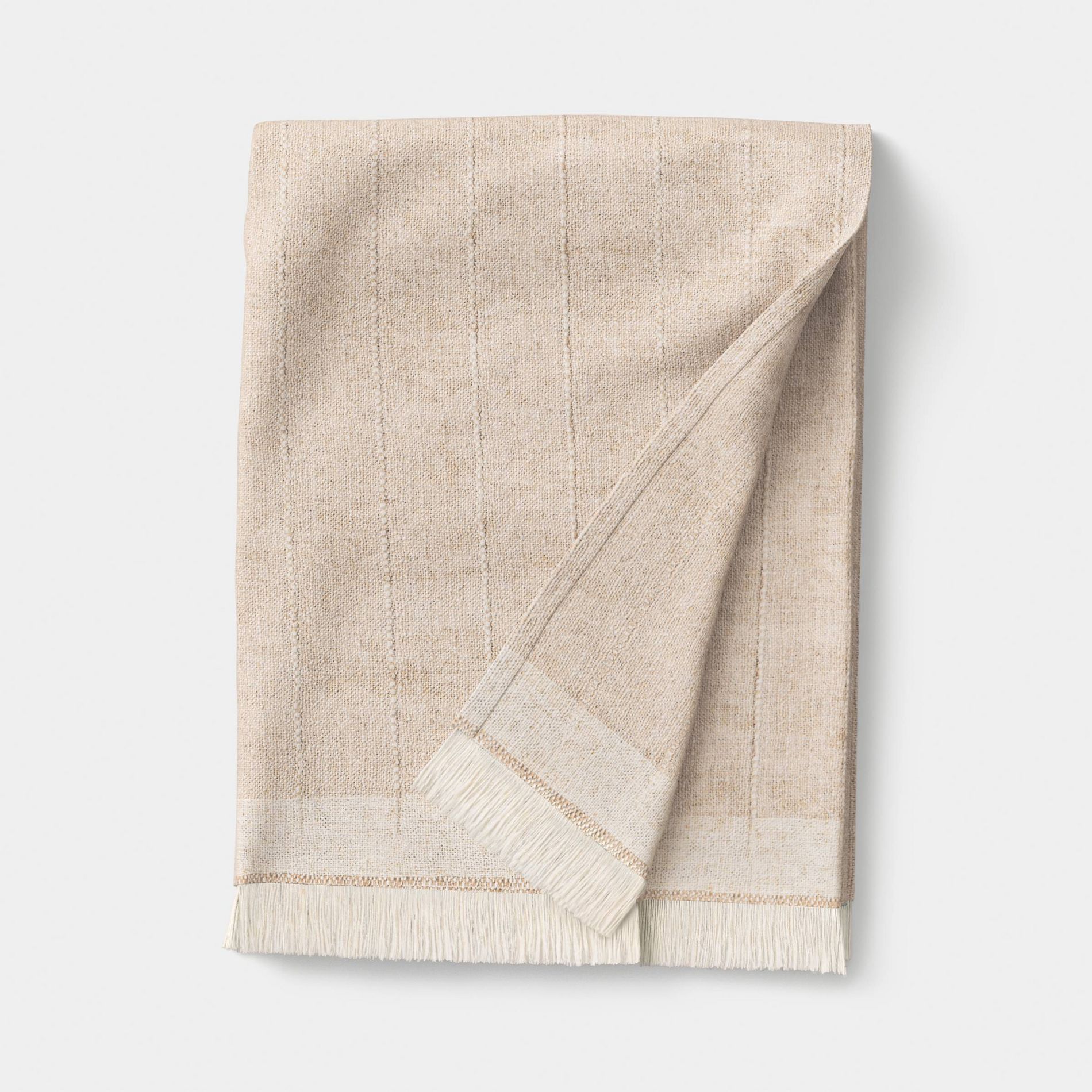 Lightweight Woven Throw Blanket Neutral - Threshold™