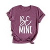 Simply Sage Market Be Mine Words Short Sleeve Graphic Tee - 3 of 4