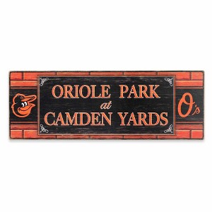 MLB Baltimore Orioles Baseball Tradition Wood Sign Panel - 1 of 4