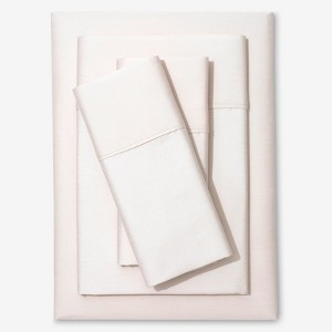 BrylaneHome Solid Damask 6 Piece Sheet Set - 1 of 3