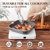 Itopfox 23-Piece Nonstick Cookware Set with Swiss Granite Coating, Healthy Kitchen Pots and Pans, Stay-Cool Handles for Easy Cooking - 4 of 4