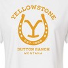 Women's - Yellowstone - Horseshoe Lockup Cropped Graphic T-Shirt - 2 of 4