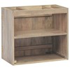 vidaXL Wall-mounted Bathroom Cabinet 17.7"x11.8"x15.7" Solid Wood Teak - 4 of 4
