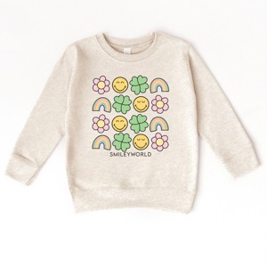 The Juniper Shop SmileyWorld Smiley Clover Daisy Toddler Sweatshirt - 1 of 4