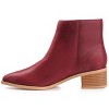 Journee Collection Women's Sadiya Inside Zip Stacked Heel Booties - 2 of 4