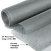 AMMER Pet Proof Window Screen Replacement Mesh Roll, 37.4in x 16.4ft, Ideal for Patio Porch Sliding Repair Kit - 3 of 4