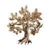 Unique Bargains Christmas Brooches YNCP6495 Alloy Dripping Wax Green Brown 1.5"x1.65" 1 Pc - 4 of 4
