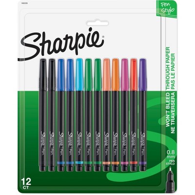 Sharpie Pen Fine Point 12/PK Assorted 1802226