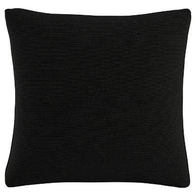 Black Linen Throw Pillow (20\