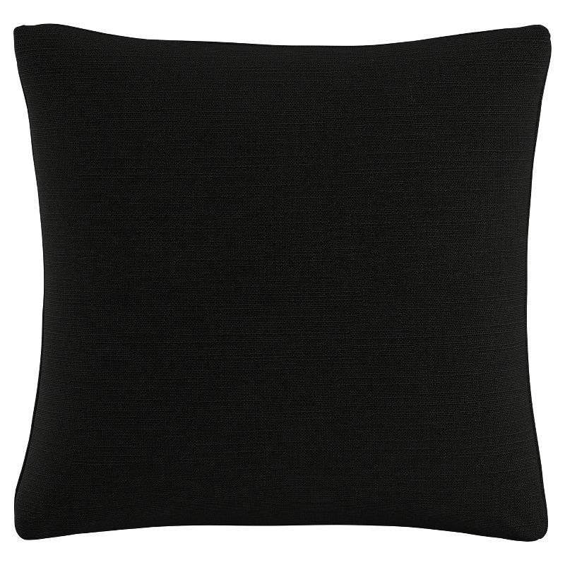 Black Linen Throw Pillow (20&#34;x20&#34;) - Skyline Furniture, 1 of 8