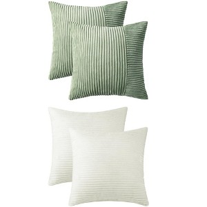 REGALWOVEN 4 Pcs Modern Couch Sofa Home Pillow Covers 18" x 18" - 1 of 4