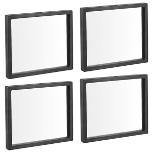 Unique Bargains ABS frames and Flexible TPU film Jewelry Box 4 Pcs - 1 of 4