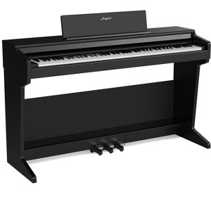 88 Key Weighted Digital Piano With 3 Pedals-Recording Function-Headphone Jack-Includes Bench-Classic Vertical Design-For Beginners And Professionals - 1 of 4