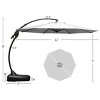 GRANDPATIO 12 Ft Cantilever Sunbrella Umbrella With Base - 2 of 4