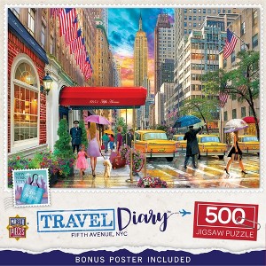 MasterPieces 500 Piece Jigsaw Puzzle for Adults - Fifth Avenue, NYC - 15"x21" - 1 of 4