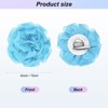 Unique Bargains Handmade Dainty Satin Fabric Big Peony Rose Flower Brooches Hair Clips 1 Pc - 3 of 4