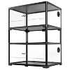 REPTIZOO 23 Gallon Double-Deck Reptile Tank, 24" x 18" x 32" Tall Reptile Terrarium, Front Opening, Full Vision, Knock Down, Large Glass - 2 of 4