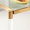 Kyla Acrylic Console Table - Clear, Gold - Safavieh - image 2 of 4