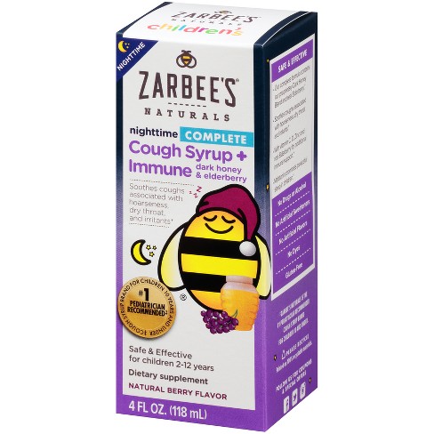 Zarbee S Naturals Children S Nighttime Cough Syrup Immune