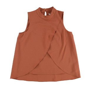 bar III Womens Tulip-Front Pullover Blouse - 1 of 2