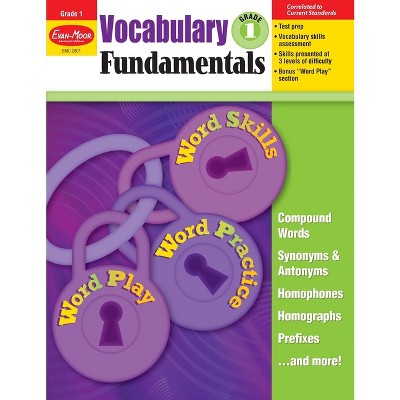 Vocabulary Fundamentals, Grade 1 Teacher Resource - by  Evan-Moor Educational Publishers (Paperback)