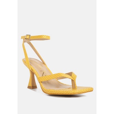 Celty Ankle Strap Spool Heel Sandals