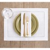Solino Home Linen Classic Hemstitch Placemats - 2 of 4