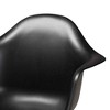 4pc Galen Plastic and Wood Dining Chair Set - Baxton Studio - 3 of 4