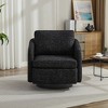 31.5'' Chenille Fabric Swivel Accent Chair with 360 Degree Rotation, Comfy Round Lounge Armchair for Living Room - 2 of 4