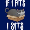 Junior's Design By Humans Cat In A box By Freshoutlook T-Shirt - 2 of 3