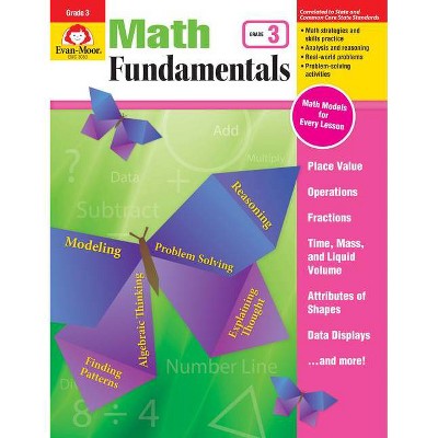 Math Fundamentals, Grade 3 - by  Evan-Moor Educational Publishers (Paperback)