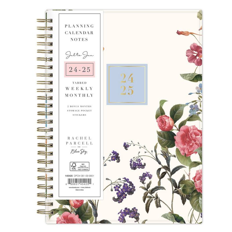 Rachel Parcell 2024-25 Weekly/Monthly Planner with Notes 8.625&#34;x5.875&#34; Wirebound Cordelia, 3 of 14