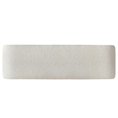 Lily 60" Cream Boucle Waterfall Upholstered Bedroom Bench