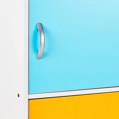 Rainbow Kids' 5-Door Toy Storage Bookcase