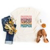 Simply Sage Market Women's Hello Pumpkin Stacked Short Sleeve Graphic Tee - 3 of 4