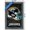 Trends International NFL Jacksonville Jaguars - Neon Helmet 23 Framed Wall Poster Prints - 3 of 4