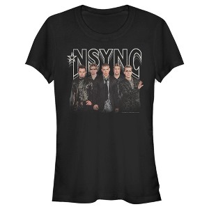 Juniors Womens NSYNC Rocker Band Pose T-Shirt - 1 of 4