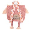 TriAction Toys Les Deglingos Corduroy Backpack Plush | Pomelos the Ostrich - 2 of 2