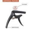 Traveler Guitar Universal Guitar Capo With Pick Holder Black - 2 of 4